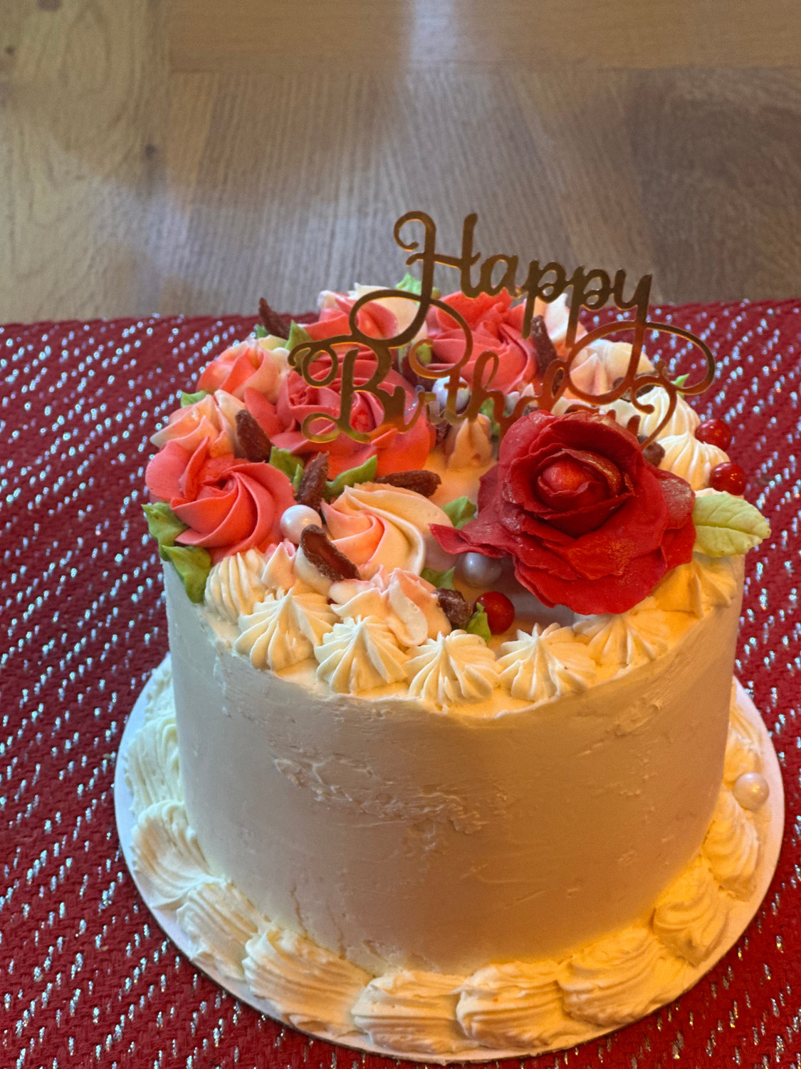 A custom birthday cake